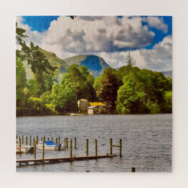 Derwent Water in Cumbria Jigsaw Puzzle (Vertical)