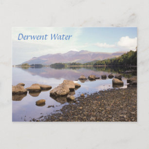 Derwent Water Lake District souvenir photo Postcard