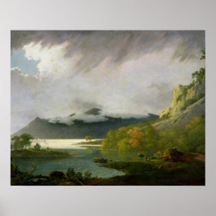 Derwent Water with Skiddaw in the Distance, c.1795 Poster