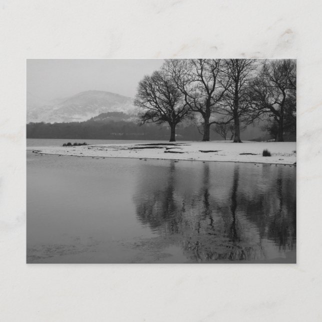 Derwentwater in Winter Postcard (Front)