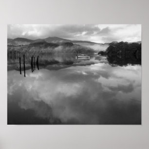 Derwentwater Reflections: Lake District, Cumbria Poster