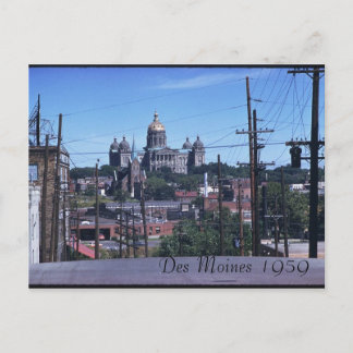 Des Moines 1959 Postcard