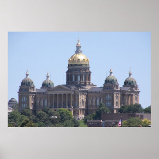 Des Moines Capitol Poster