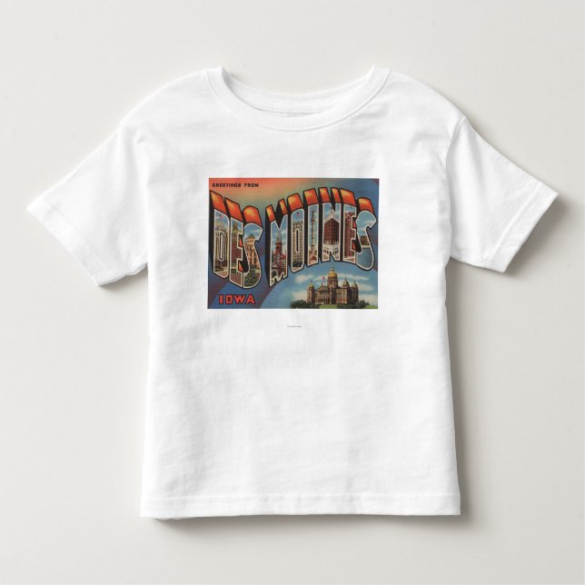 Des Moines, Iowa (Capital Building) Toddler T-Shirt (Front)