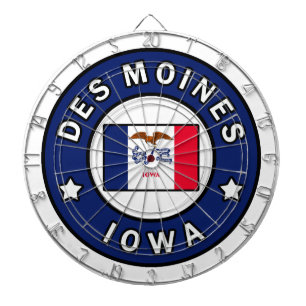 Des Moines Iowa Dartboard