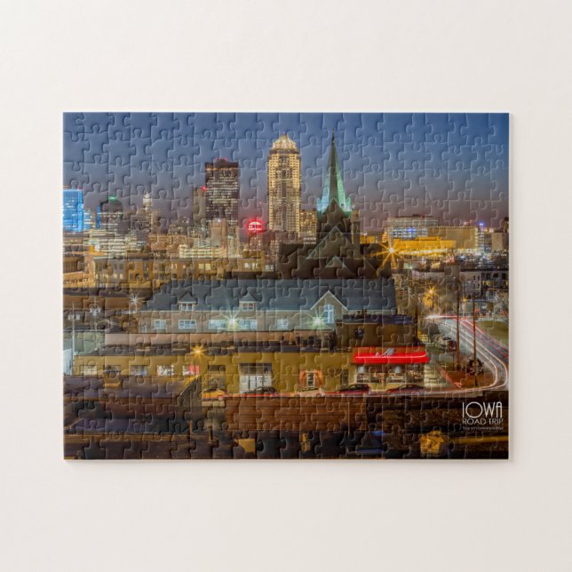 Des Moines, Iowa Jigsaw Puzzle (Horizontal)