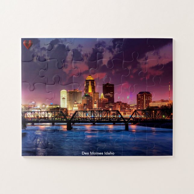 Des Moines Iowa. Jigsaw Puzzle (Horizontal)
