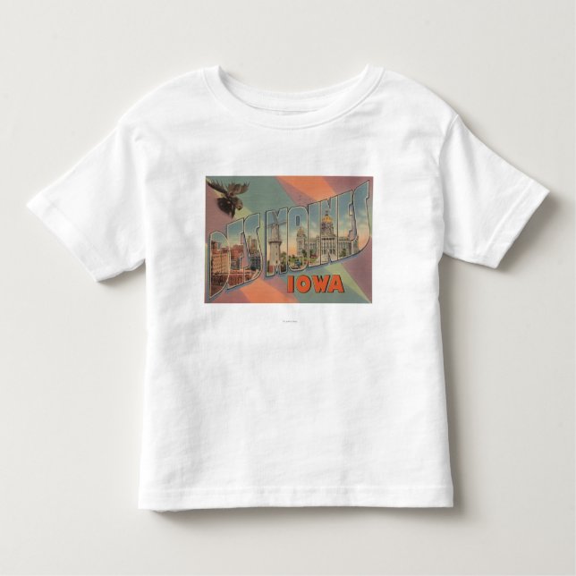 Des Moines, Iowa (Moose Head) Toddler T-Shirt (Front)