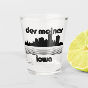 Des Moines,Iowa Shot Glass