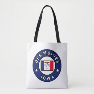 Des Moines Iowa Tote Bag
