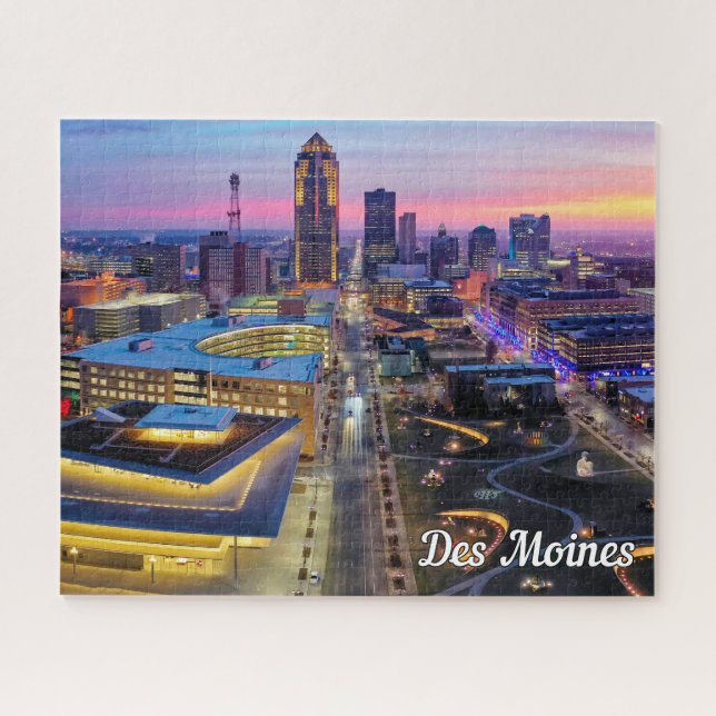 Des Moines, Iowa, United States Jigsaw Puzzle (Horizontal)