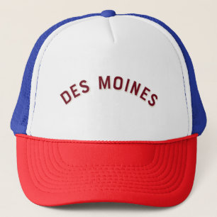 Des Moines, Iowa Vintage Arch Trucker Hat