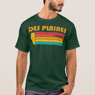 Des Plaines Illinois Vintage Distressed Souvenir T-Shirt