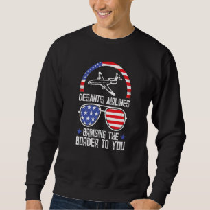 DeSantis 2024 Election Vintage US Flag Make Americ Sweatshirt