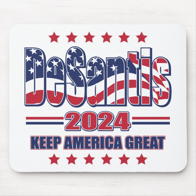 DeSantis-2024-Keep-America-Great Mouse Pad (Front)