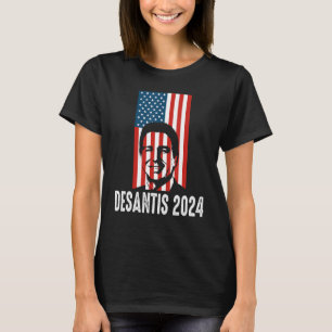 DeSantis 2024 Ron DeSantis 2024 DeSantis Flag T-Shirt