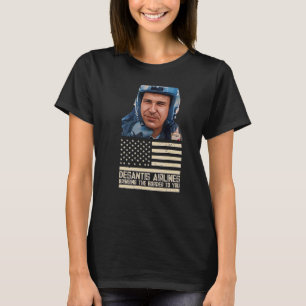 Desantis Airline Bringing the Border to You Martha T-Shirt