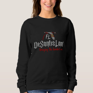 DeSantis Airlines Bringing The Border To You  Poli Sweatshirt