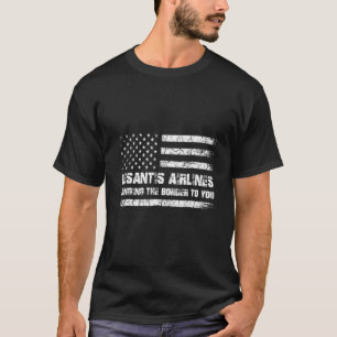 Desantis Airlines Bringing The Border To You Retro T-Shirt