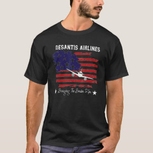 Desantis Airlines Bringing The Border to You,Vinta T-Shirt
