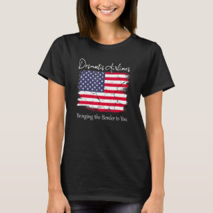 DeSantis Airlines Political Meme Ron DeSantis Usa  T-Shirt
