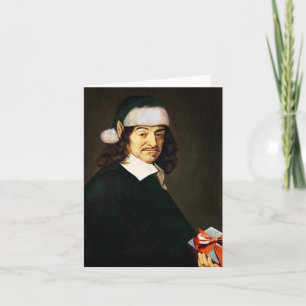 Descartes Christmas Card Blank