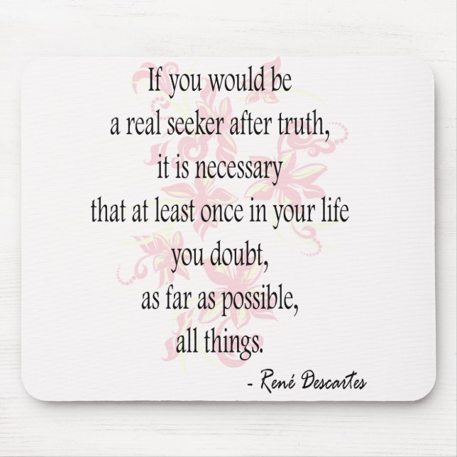 Descartes Mouse Pad (Front)