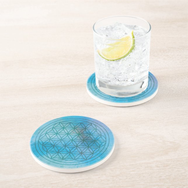 Descendance – Flower of Life  Coaster (Side)