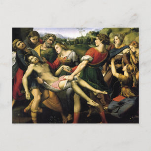 Descent From the Cross by Raphael Postcard