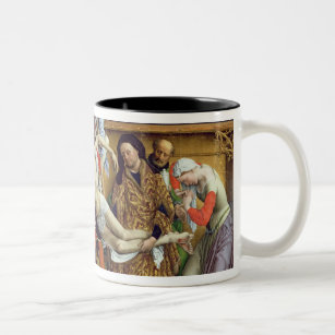 Descent from the Cross, c.1435 Two-Tone Coffee Mug