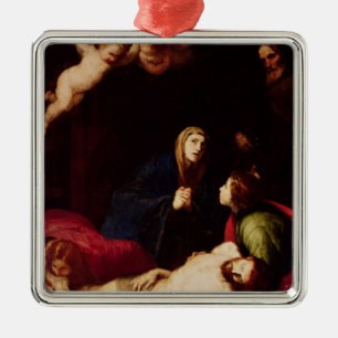Descent from the Cross Metal Ornament