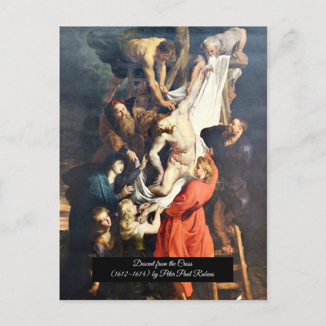 Descent from the Cross Postcard (Front)