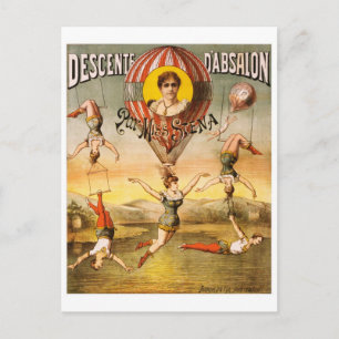 Descente d'Absalon par Miss Stena Postcard