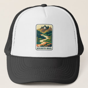 Deschutes River Oregon Colors Trucker Hat