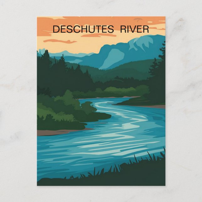 Deschutes River Oregon Postcard (Front)