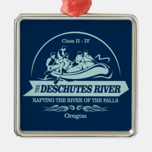 Deschutes River (rafting2) Metal Ornament