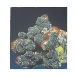 Descloizite on Calcite Notepad