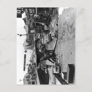 Description Damage to Fourth Avenue, en:Anchorage, Postcard