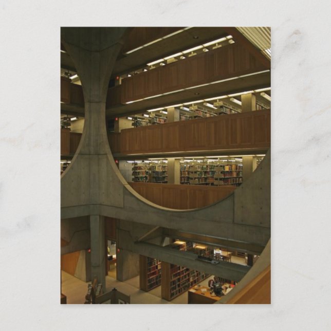 Description Exeter Library. Exeter, New Hampshire  Postcard (Front)