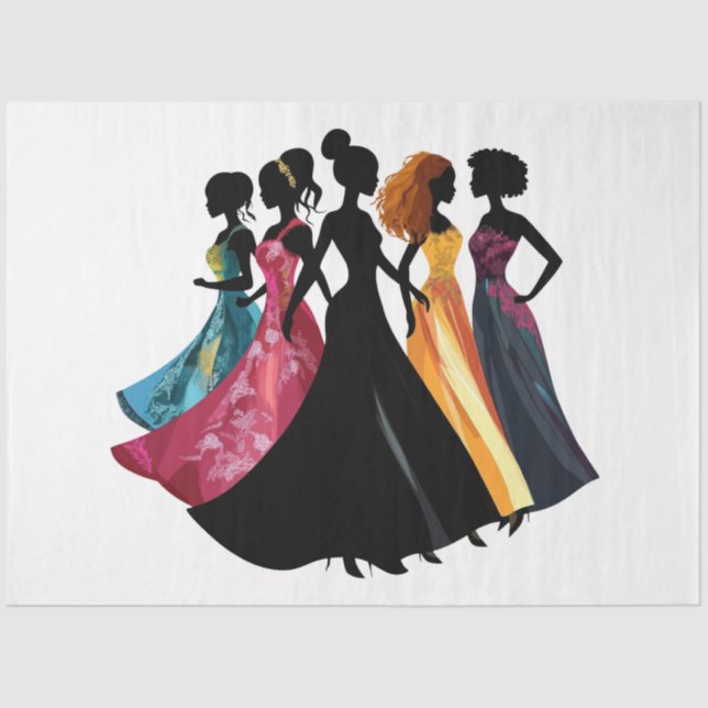 Description Fashion High Class Show Women  Tissue Paper (Front)