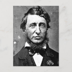 Description Henry David Thoreau (1817-1862) in Jun Postcard