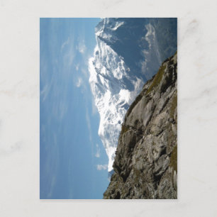 Description Mont Blanc and Dome du Gouter photo ta Postcard