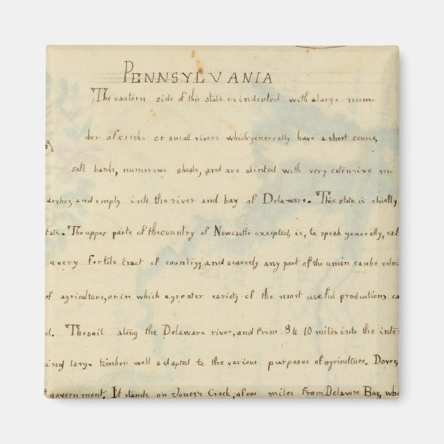 Description of Delaware Magnet (Front)