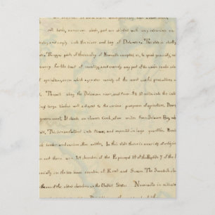 Description of Delaware Postcard