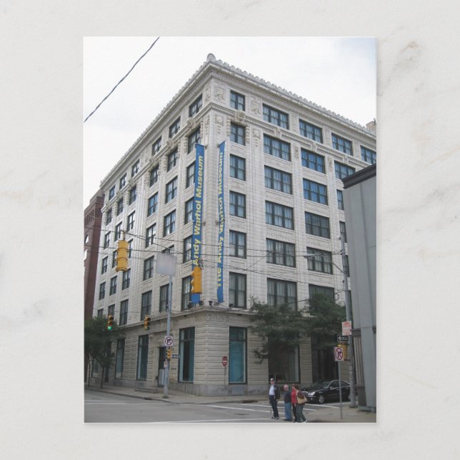 Description The Andy . Museum in Pittsburgh,  Postcard (Front)