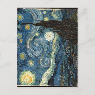 Description The Starry Night Date Author Vincent v Postcard