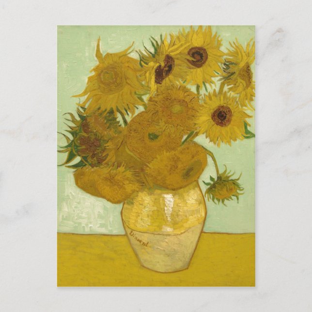 Description Vincent van Gogh, Stilleben mit 12 Son Postcard (Front)