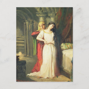 Desdemona Retiring to her Bed, 1849 Postcard