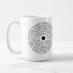 Desejos de Natal - Amor Fé Esperança Coffee Mug