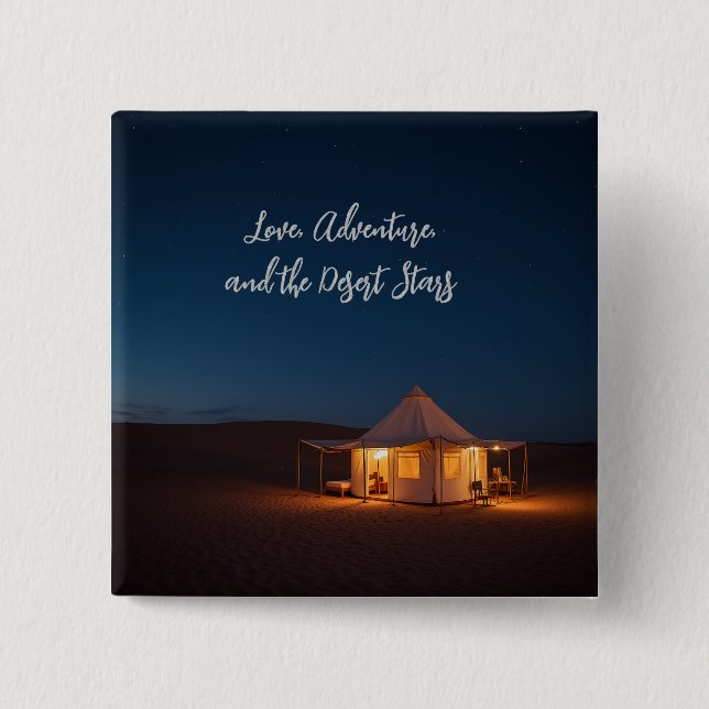 desert 15 cm square badge (Front)